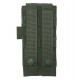 Single Original Style Mag Pouch (Rifle) (Green), Manufactured by Kombat UK, this magazine pouch is designed to carry 2x rifle mags e